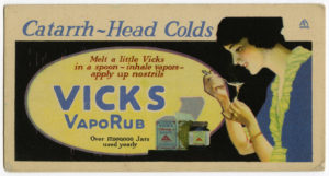 1920 Vicks_advertising_poster with woman holding spoon