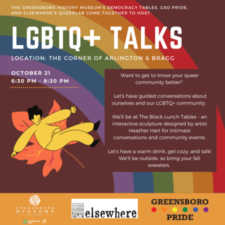 LGBTQ+ Talks graphic