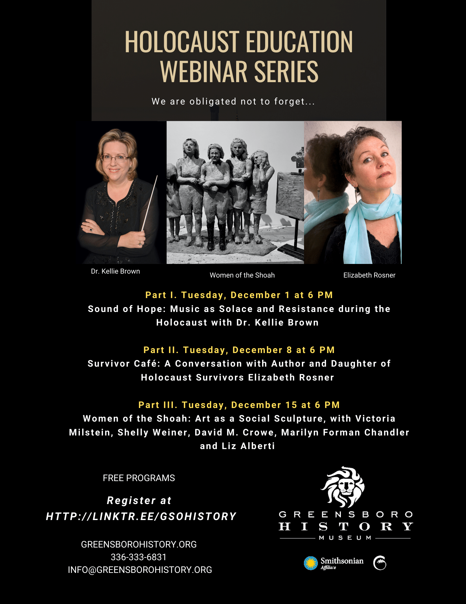 Holocaust Education Series Flyer
